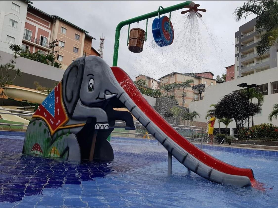 Apto Com 3 Suites, Linda Vista E Otima Area De Lazer - Ate 10 Pessoas Rio Quente Exterior foto