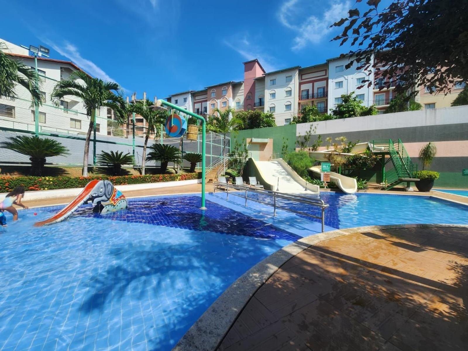 Apto Com 3 Suites, Linda Vista E Otima Area De Lazer - Ate 10 Pessoas Rio Quente Exterior foto