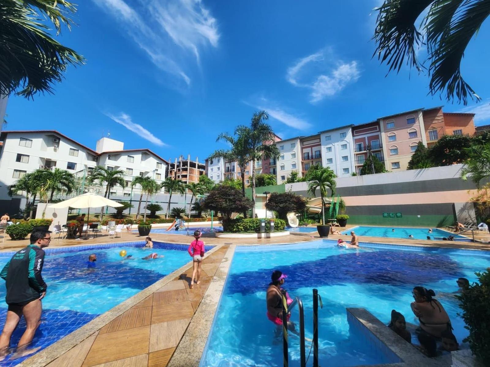 Apto Com 3 Suites, Linda Vista E Otima Area De Lazer - Ate 10 Pessoas Rio Quente Exterior foto